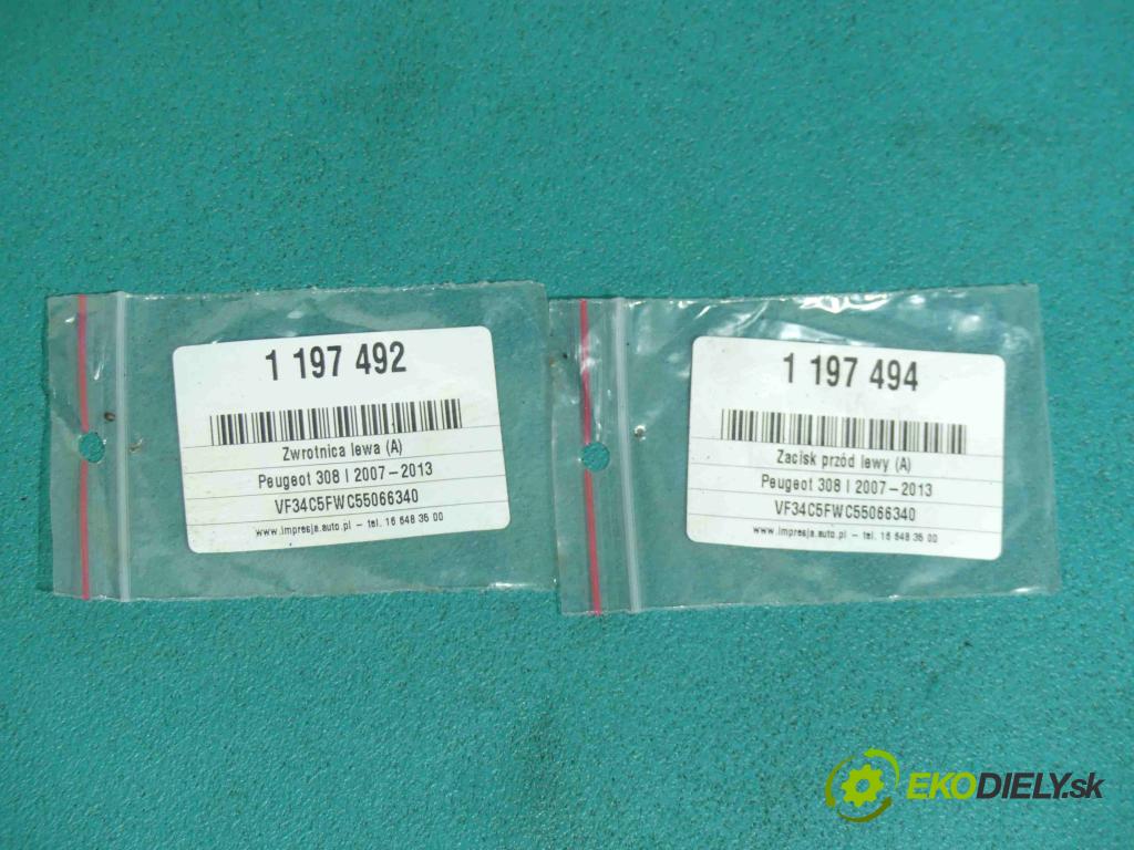 Peugeot 308 I 2007-2013 1.6 16v 120 HP manual 88 kW 1598 cm3 5- náboj ľavé  (Náboje)