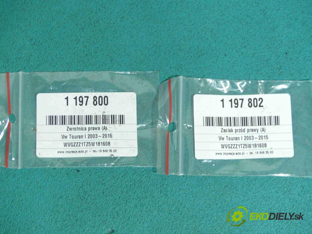 Vw Touran I 2003-2015 1.6 FSI 105 HP manual 77 kW 1600 cm3 5- náboj pravé  (Náboje)