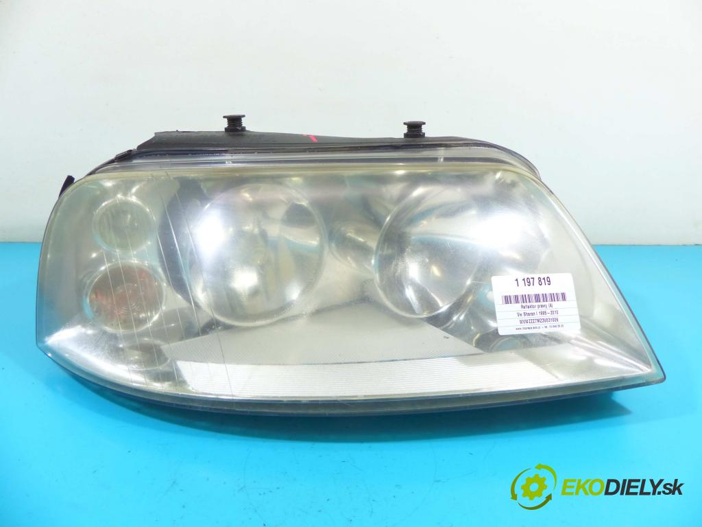 Vw Sharan I 1995-2010 1.9 tdi 90 HP manual 66 kW 1896 cm3 5- Reflektor: pravý 0301182202 (Pravé)