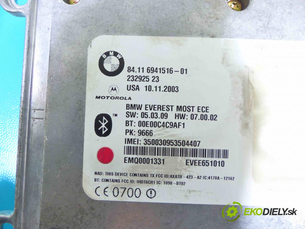 Bmw 7 E65 2001-2008 3.0d 218 HP automatic 160 kW 2993 cm3 4- modul riadiaca jednotka 6941516 (Ostatné)