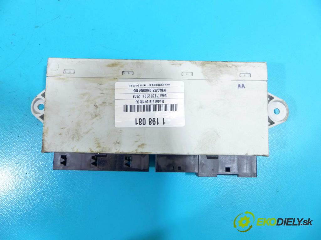 Bmw 7 E65 2001-2008 3.0d 218 HP automatic 160 kW 2993 cm3 4- modul riadiaca jednotka 6940437 (Ostatné)