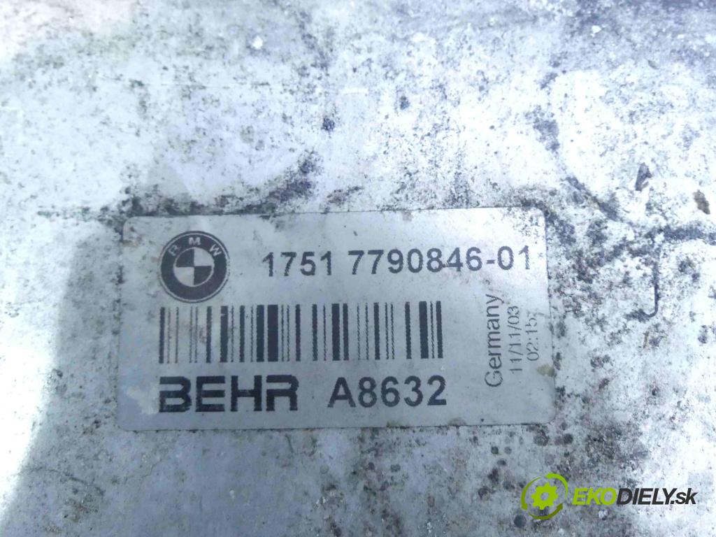 Bmw 7 E65 2001-2008 3.0d 218 hp automatic 160 kW 2993 cm3 4- Intercooler 7790846 (Chladiče nasávaného vzduchu (intercoolery))