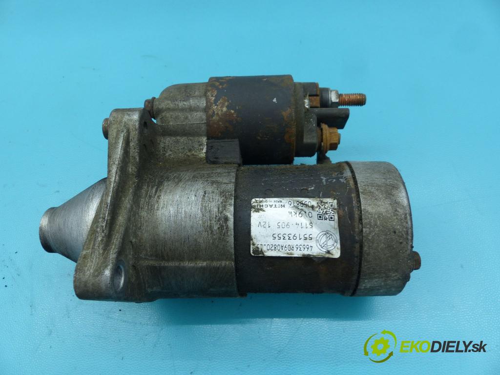 Fiat Stilo 1.4 16v 95 HP manual 70 kW 1368 cm3 3- štartér 55193355 (Štartéry)