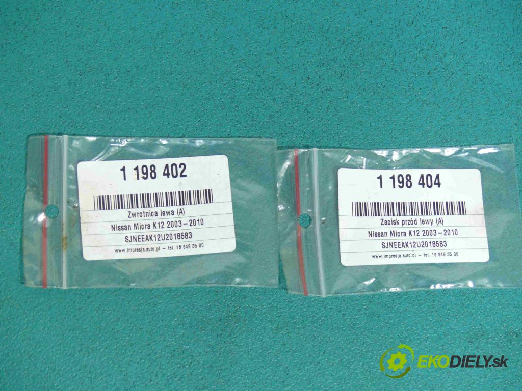 Nissan Micra K12 2003-2010 1.6 16v 110 HP manual 81 kW 1598 cm3 3- náboj ľavé  (Náboje)