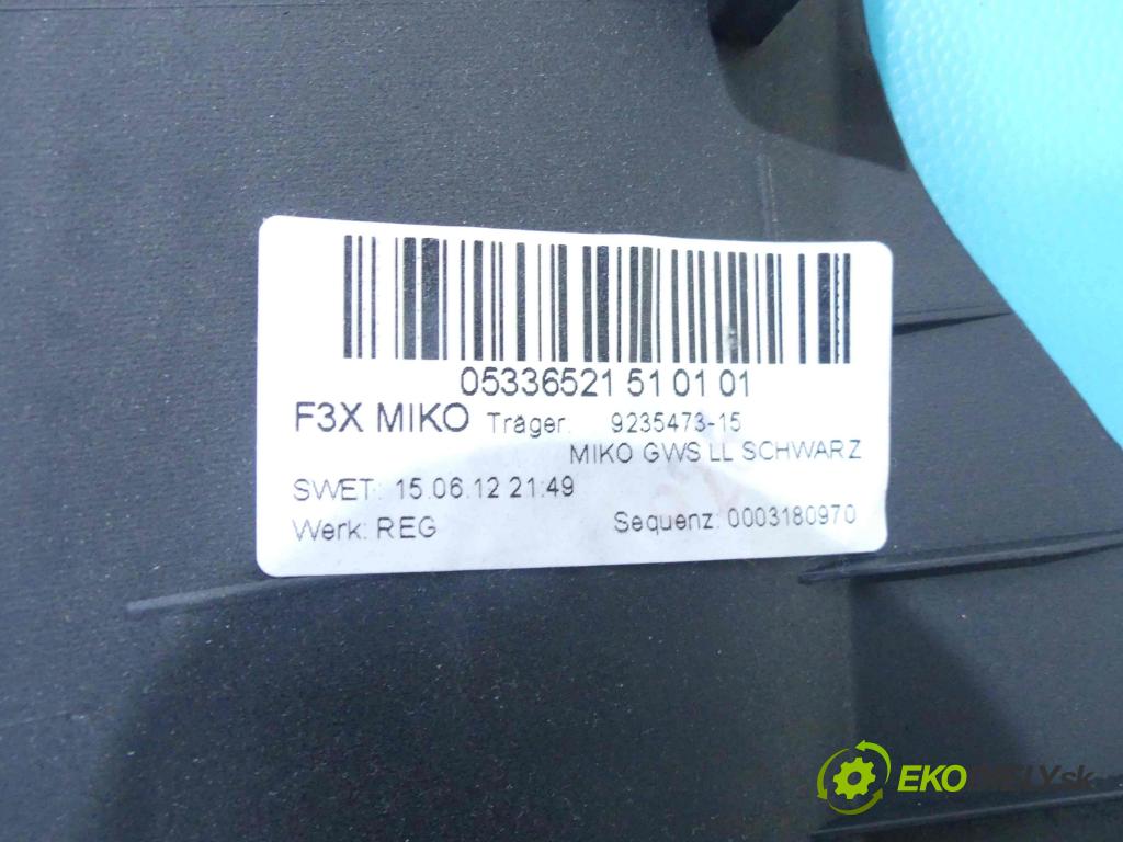 Bmw 3 F30  2011-2018 2.0 16v 184hp automatic 135 kW 1997 cm3 4- operadlo 9235473 (Lakťové opierky)