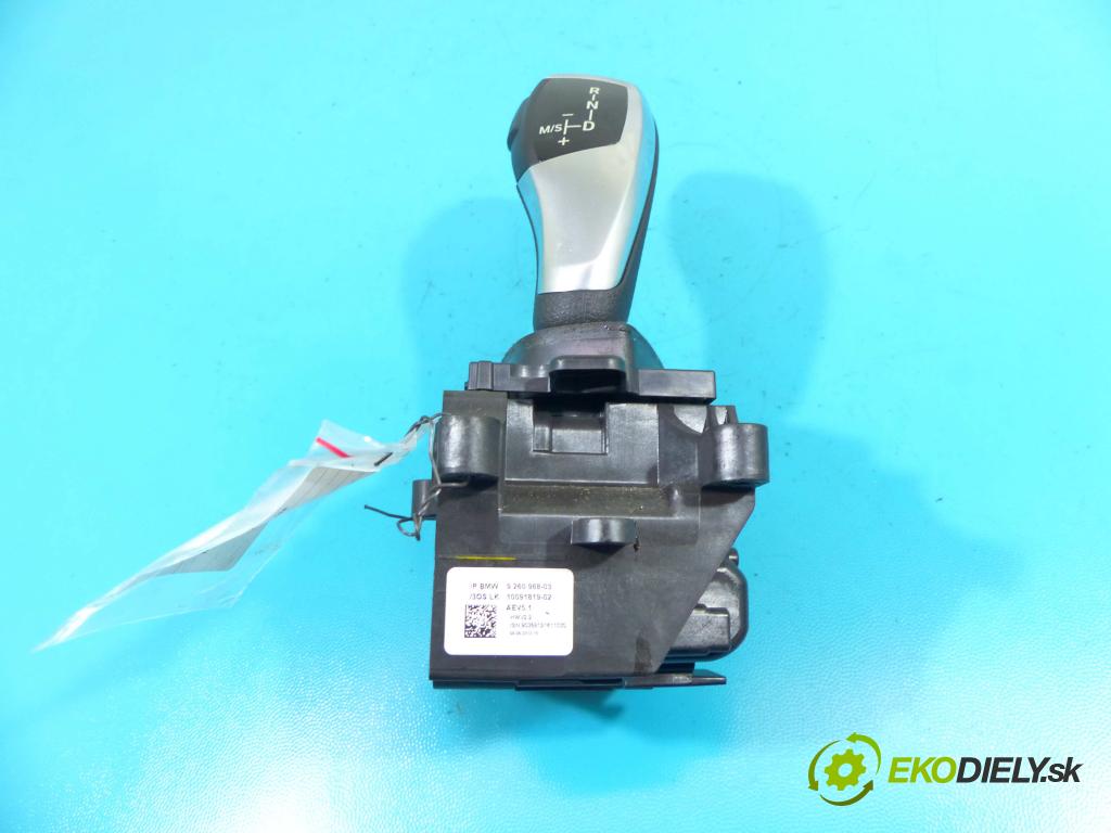 Bmw 3 F30  2011-2018 2.0 16v 184hp automatic 135 kW 1997 cm3 4- Páka: Změny: stupeň,rýchlosť 9260968 (Rýchlostné páky / kulisy)