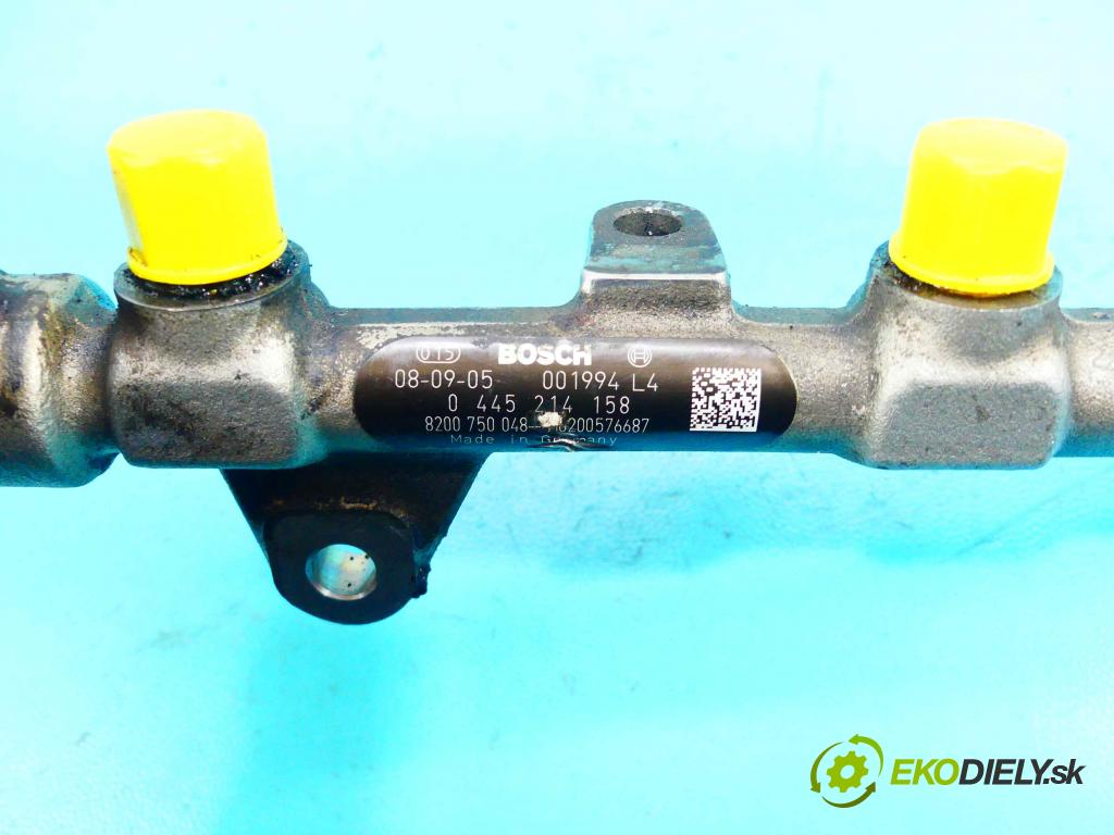 Renault Megane III 2008-2016 1.9 dci 131 HP manual 96 kW 1870 cm3 5- lišta vstrekovacia 8200750048 (Vstrekovacie lišty)