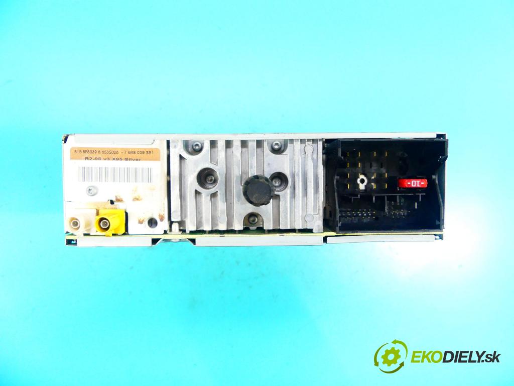 Renault Megane III 2008-2016 1.9 dci 131 hp manual 96 kW 1870 cm3 5- Radio továrna: 281150021R