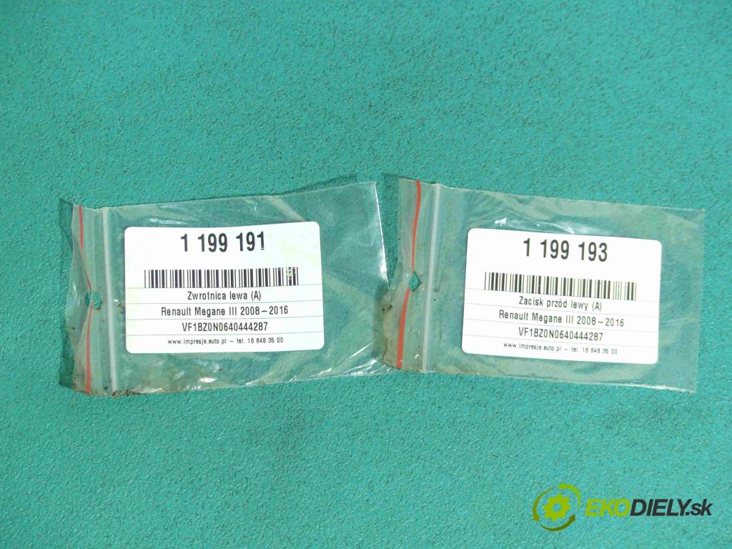 Renault Megane III 2008-2016 1.9 dci 131 HP manual 96 kW 1870 cm3 5- náboj ľavé  (Náboje)