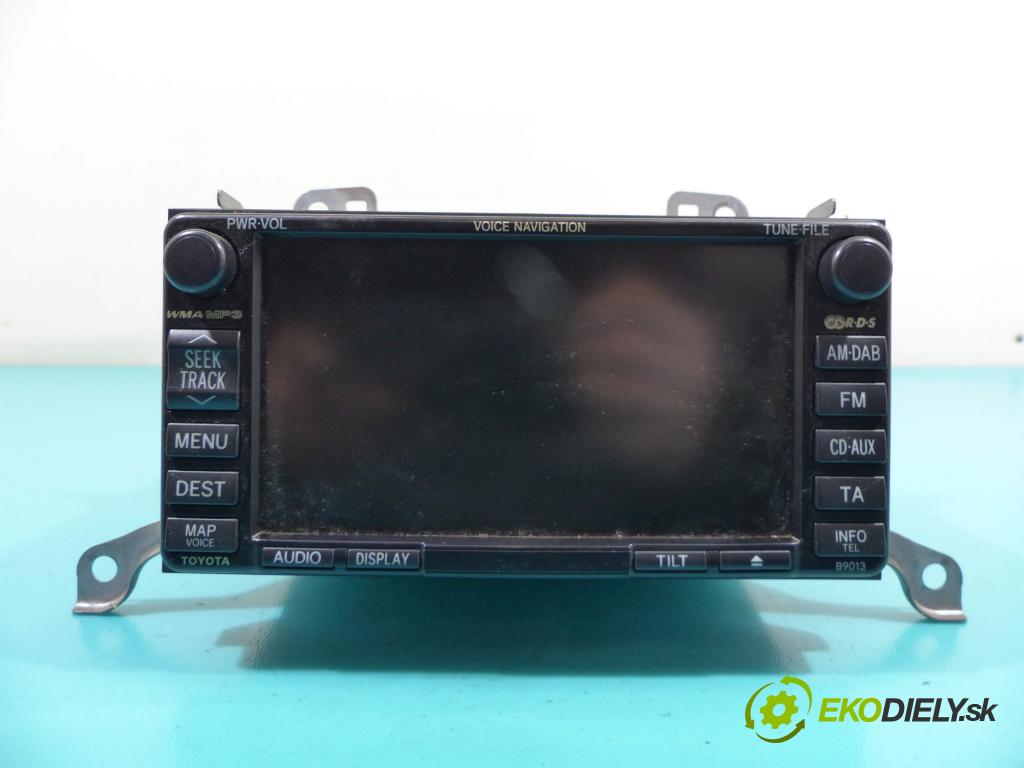Toyota Avensis III T27 2009-2018 2.0 D4D 126 HP manual 93 kW 1998 cm3 4- Radio továreň: 86120-20A90