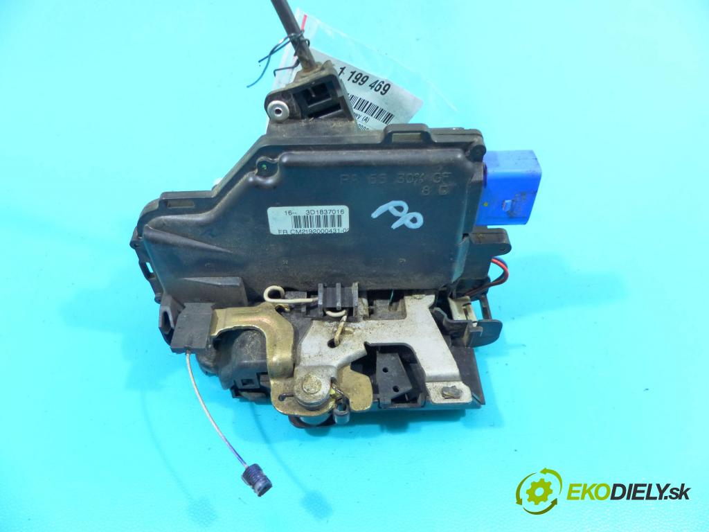 Seat Toledo III 2004-2009 1.9 tdi 105 hp manual 77 kW 1896 cm3 5- zámek přední pravý 3D1837016