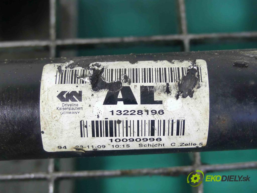 Opel Insignia A 2008-2017 1.8 16v 140 HP manual 103 kW 1796 cm3 4- poloos pravé 13228196 (Poloosy)