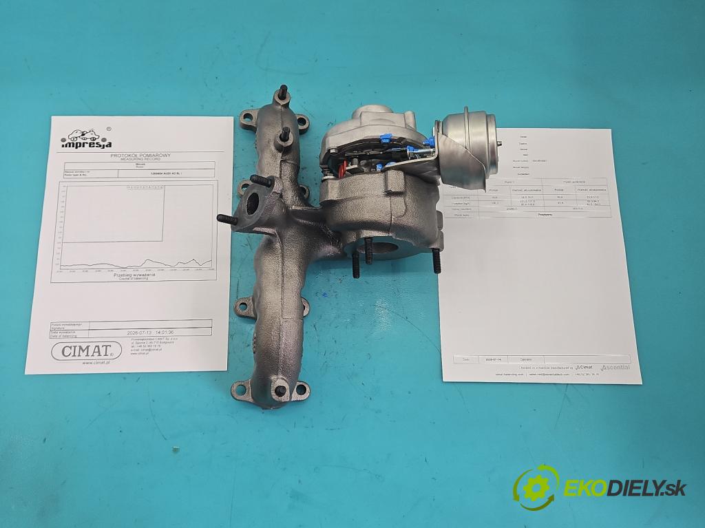 Audi A3 8L 1996-2003 1.9 tdi 110 hp manual 81 kW 1896 cm3 3- Turbodmychadlo repasováno 454195-1