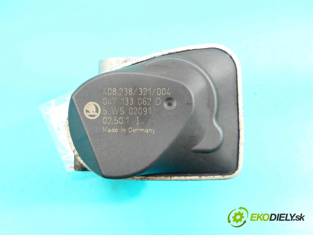 Skoda Fabia I 1999-2007 1.4 mpi 60 hp manual 44 kW 1397 cm3 5- škrticí klapka 047133062D (Škrticí klapky)