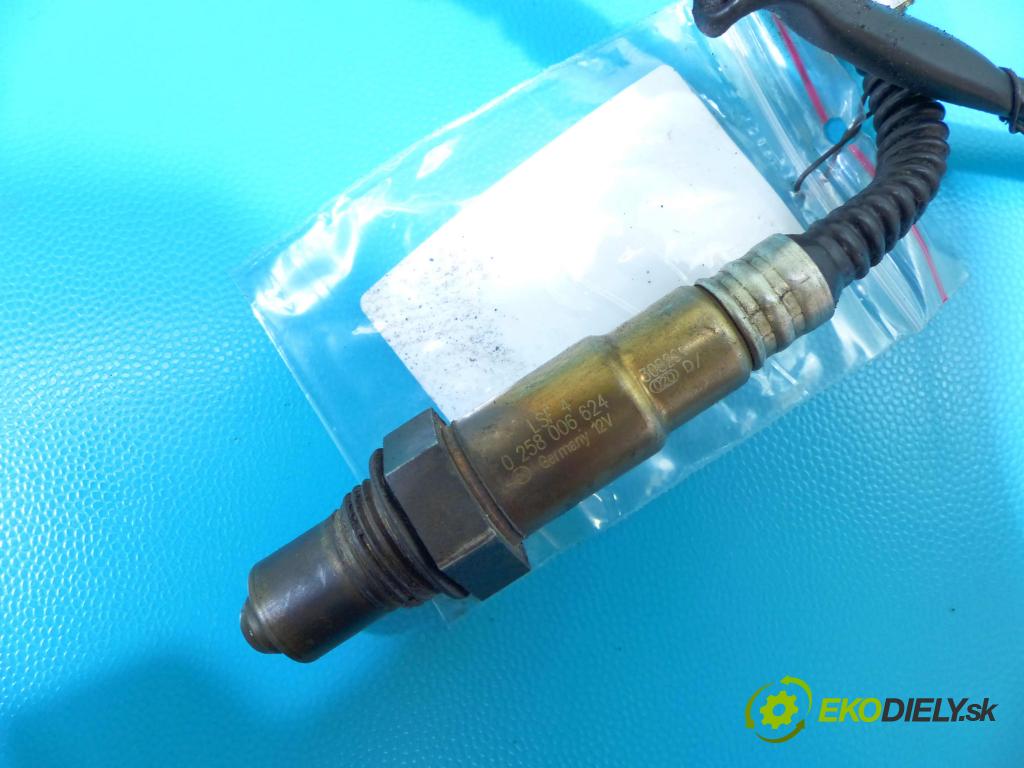 Saab 9-3 II 2002-2012 2.0 T 150 HP automatic 110 kW 1998 cm3 4- Sonda lambda 0258006624 (Lambda sondy)