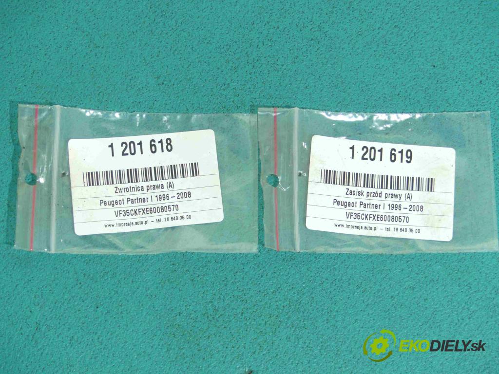 Peugeot Partner I 1996-2008 1.4 75 HP manual 55 kW 1360 cm3 5- náboj pravé  (Náboje)