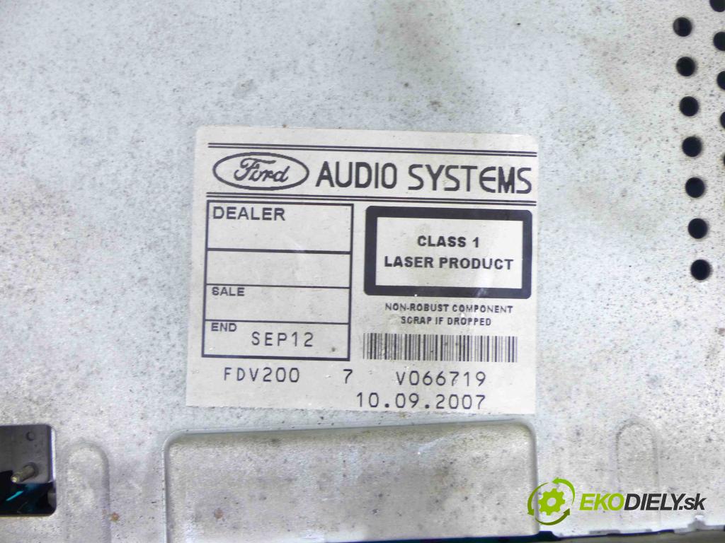 Ford Transit 2006-2013 2.2 tdci 131 HP manual 96 kW 2198 cm3 5- Radio továreň: 6C1T-18C815-AJ