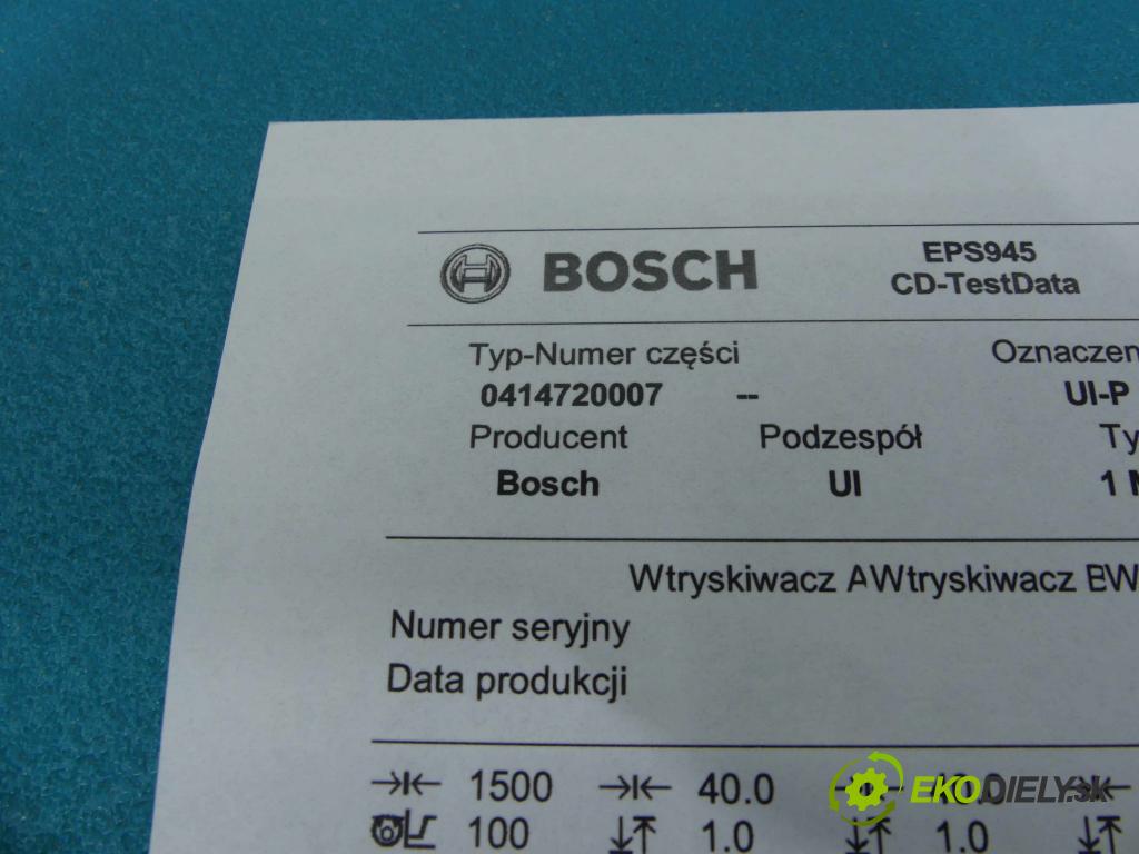 Audi A4 B5 1994-2001 1.9 tdi 116 HP manual 85 kW 1896 cm3 5- vstrekovacie čerpadlo 0414720007 (Vstrekovače)