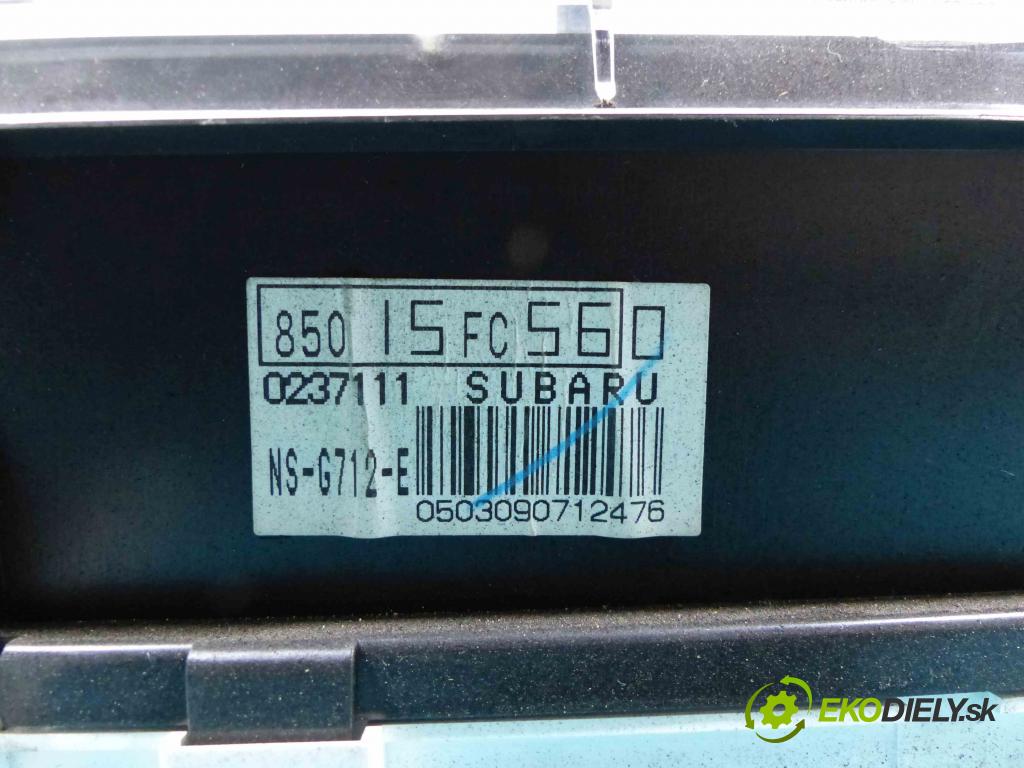 Subaru Forester I SF 1997-2002 2.0 boxer 125 HP manual 92 kW 1994 cm3 5- prístrojovka/ budíky 85015-FC560 (Prístrojové dosky, displeje)