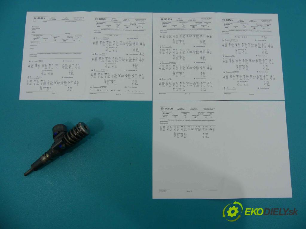 Vw Touran I 2003-2015 2.0 tdi 140 HP manual 103 kW 1968 cm3 5- vstrekovacie čerpadlo 0414720403 (Vstrekovače)