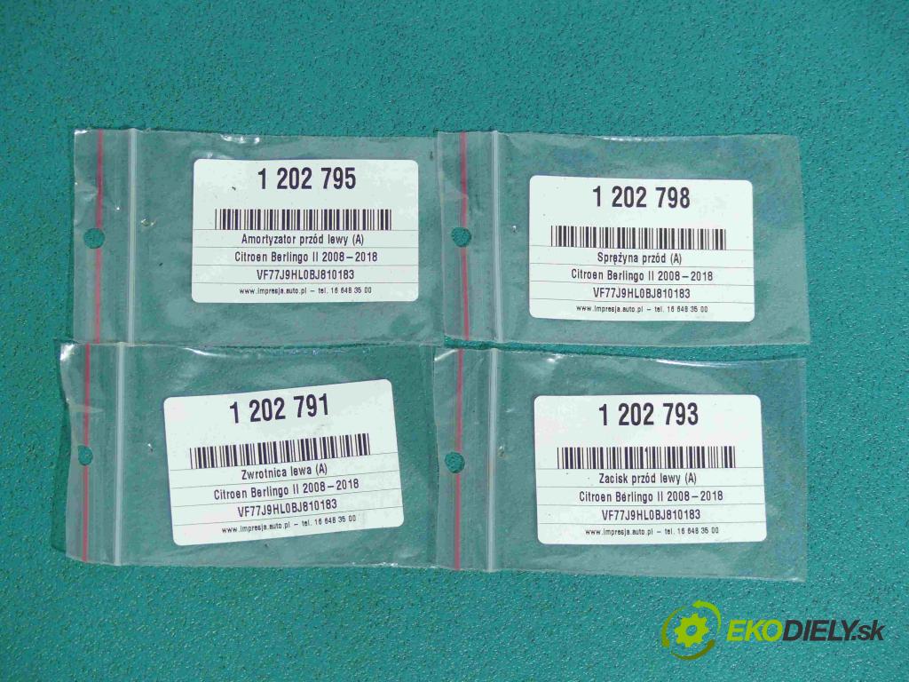 Citroen Berlingo II 2008-2018 1.6 hdi 111KM manual 82 kW 1560 cm3 5- náboj ľavé  (Náboje)