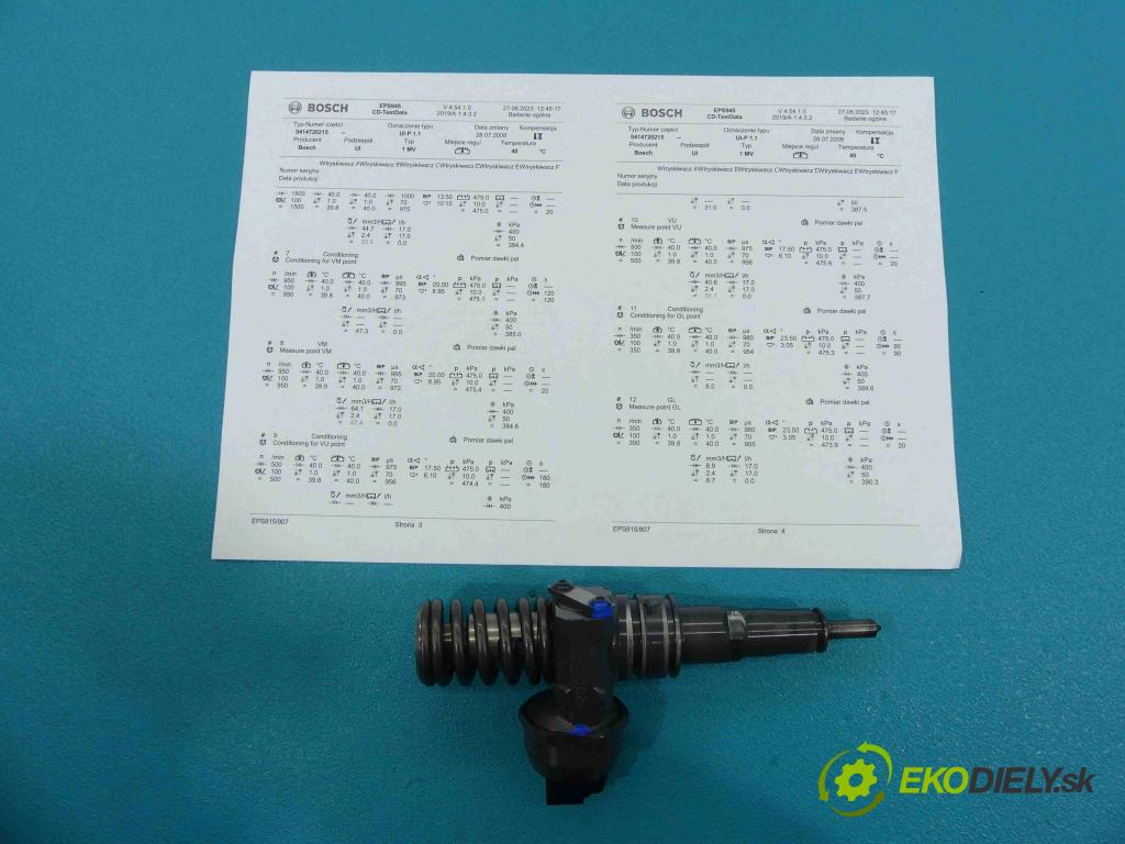 Seat Toledo III 2004-2009 1.9 tdi 105 HP manual 77 kW 1896 cm3 5- vstrekovacie čerpadlo 0414720215 (Vstrekovače)