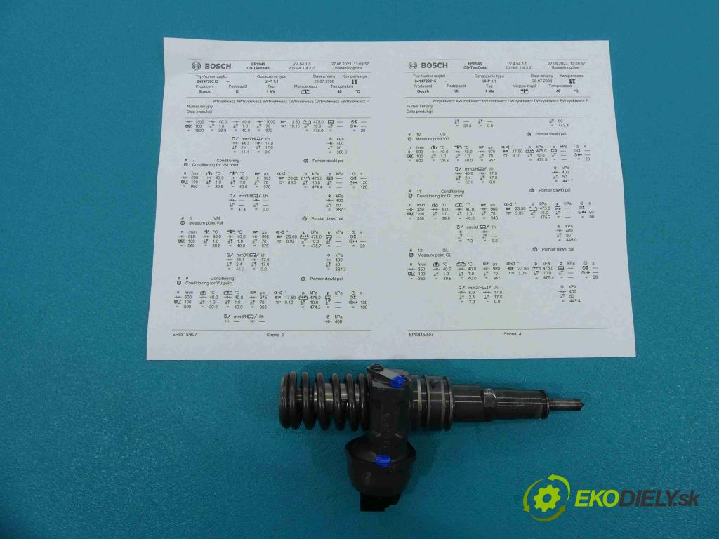 Seat Toledo III 2004-2009 1.9 tdi 105 HP manual 77 kW 1896 cm3 5- vstrekovacie čerpadlo 0414720215 (Vstrekovače)
