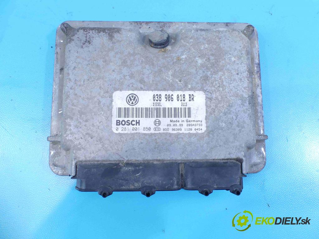 Skoda Octavia I 1996-2010 1.9 tdi 110 HP manual 81 kW 1896 cm3 5- Jednotka riadiaca 038906018BR