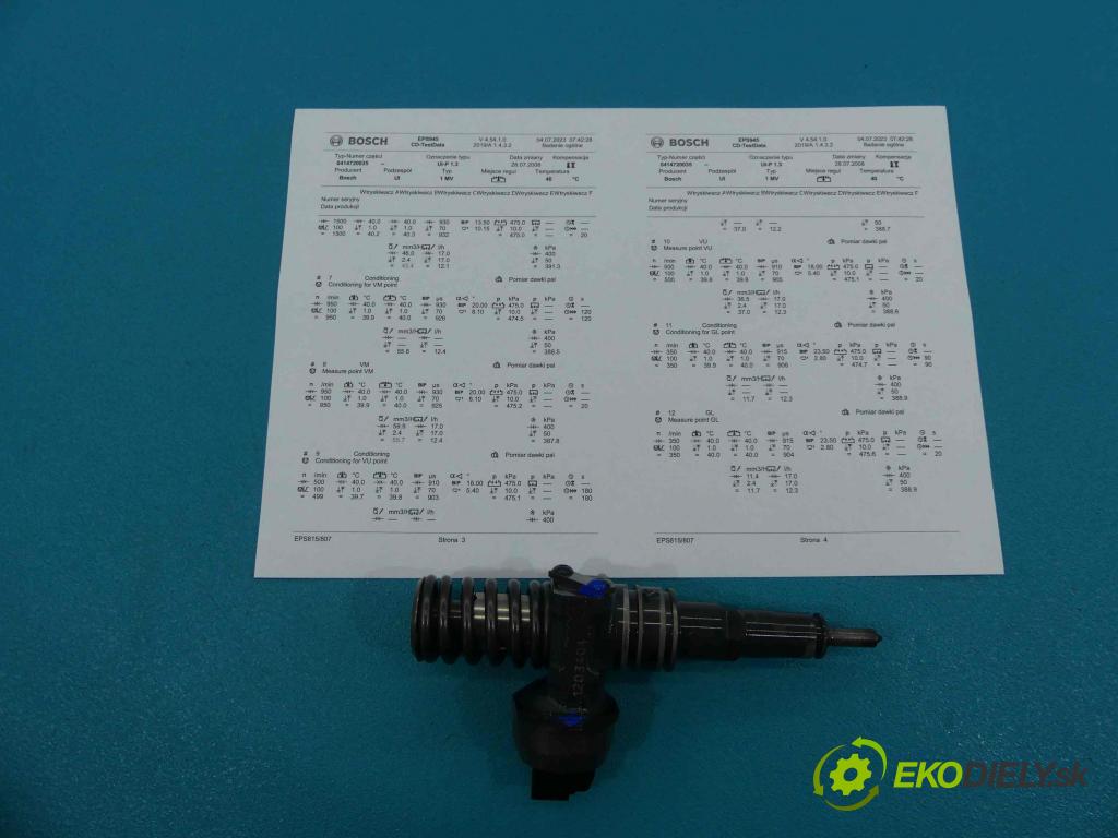 Vw Polo IV 9N 2001-2009 1.4 tdi 75 HP manual 55 kW 1422 cm3 5- vstrekovacie čerpadlo 0414720035 (Vstrekovače)
