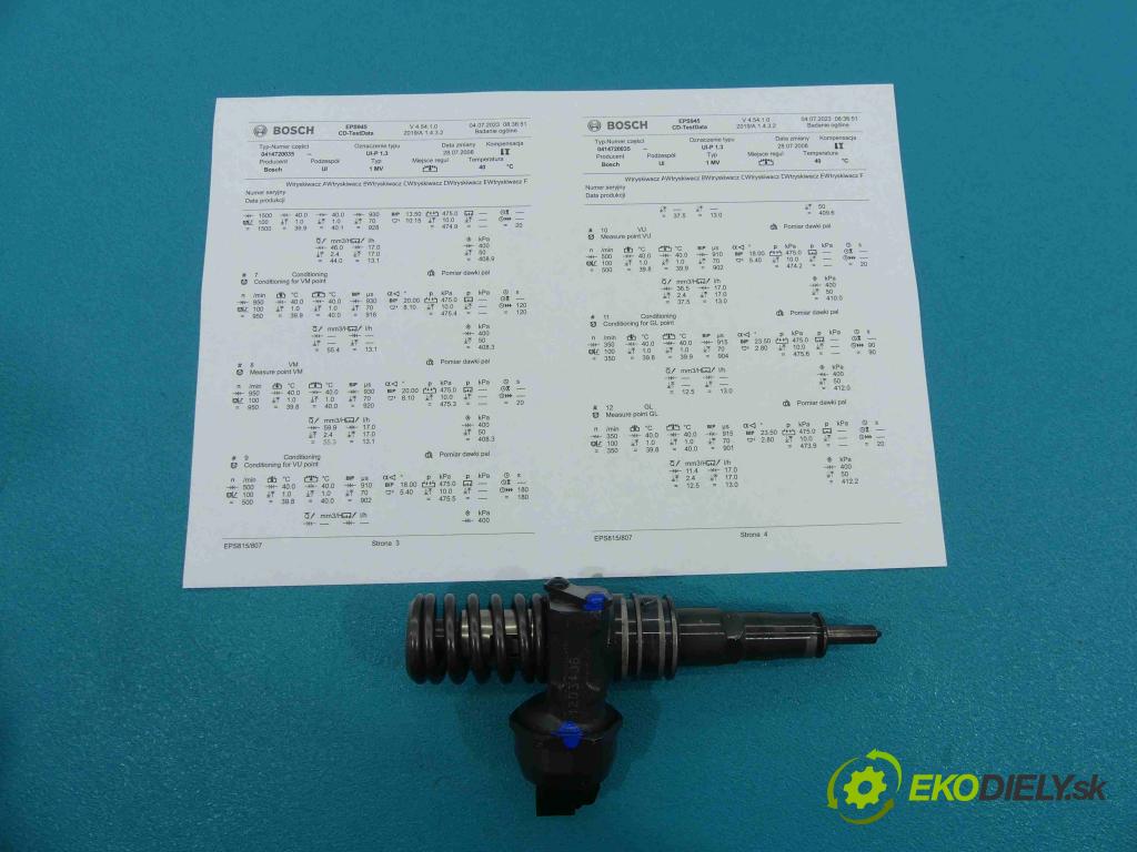 Vw Polo IV 9N 2001-2009 1.4 tdi 75 HP manual 55 kW 1422 cm3 5- vstrekovacie čerpadlo 0414720035 (Vstrekovače)
