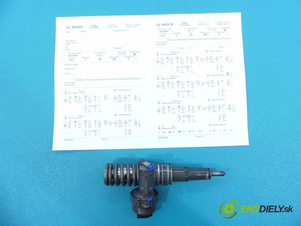 Vw Sharan I 1995-2010 1.9 tdi 116 HP automatic 85 kW 1896 cm3 5- vstrekovacie čerpadlo 0414720029 (Vstrekovače)