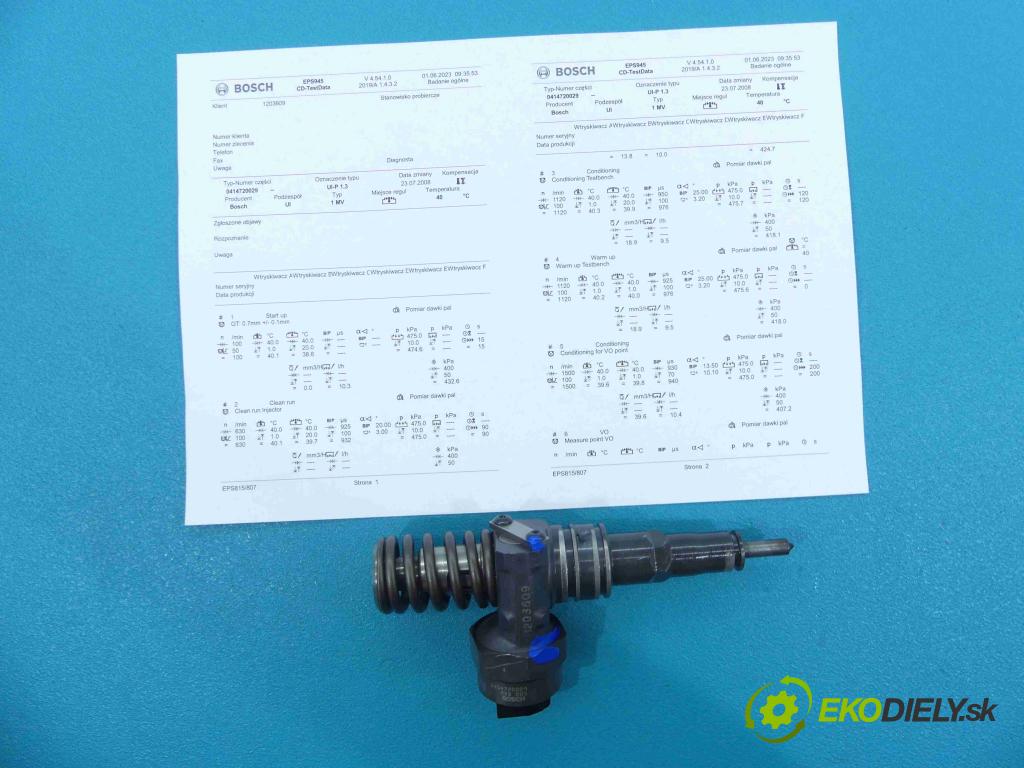 Vw Sharan I 1995-2010 1.9 tdi 116 HP automatic 85 kW 1896 cm3 5- vstrekovacie čerpadlo 0414720029 (Vstrekovače)