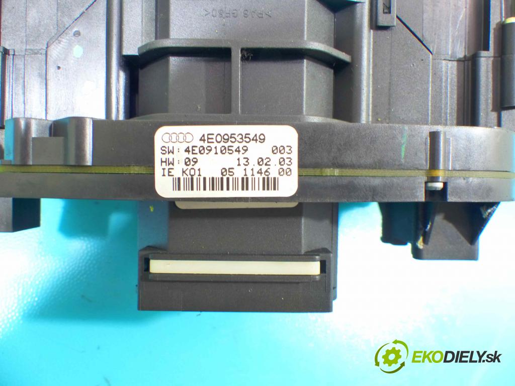Audi A8 D3 2002-2009 3.7 V8 280KM: automatic 206 kW 3697 cm3 4- prepínač 4E0953549