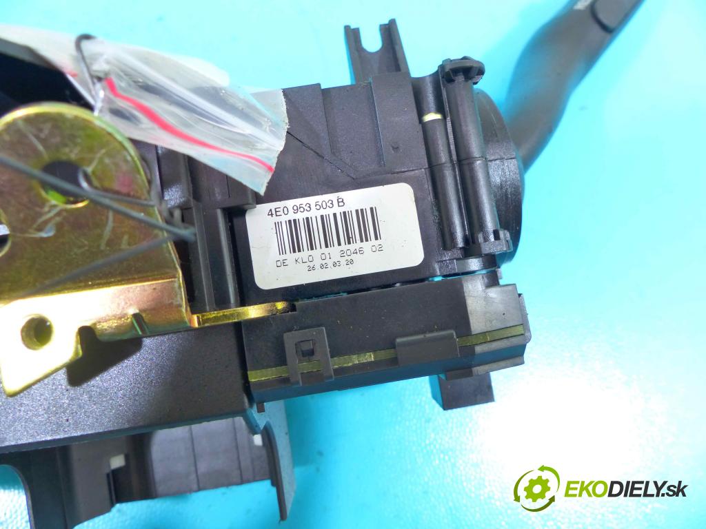 Audi A8 D3 2002-2009 3.7 V8 280KM: automatic 206 kW 3697 cm3 4- prepínač 4E0953549