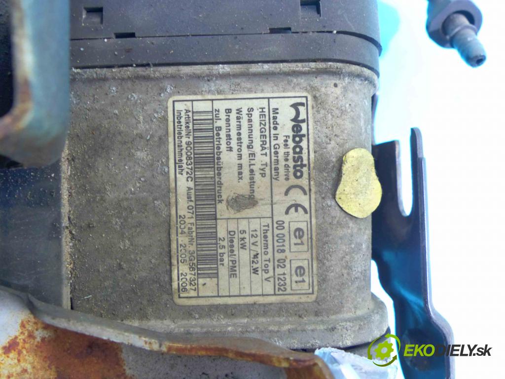 Vw Touran I 2003-2015 1.9 tdi 105 HP manual 77 kW 1896 cm3 5- Webasto 1K0815065R (Webasto)