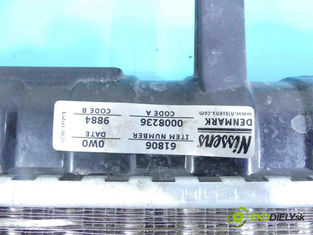 Fiat Bravo I 1995-2001 1.9d 65 HP manual 48 kW 1929 cm3 3- chladič 61806 (Chladiče)