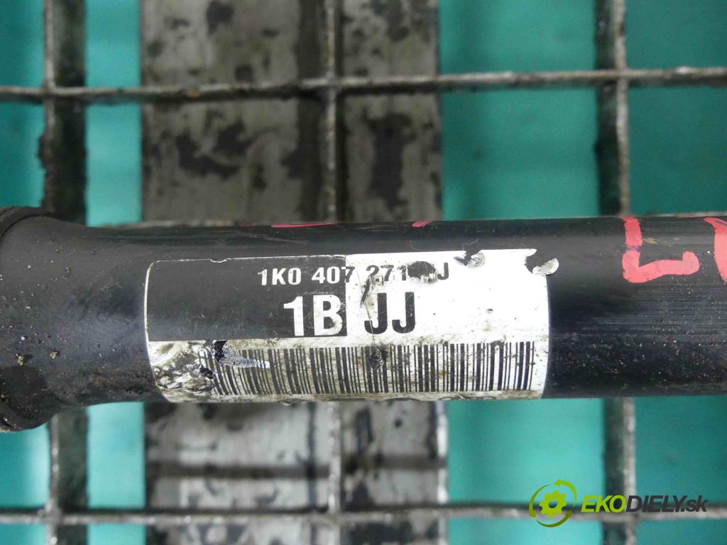 Skoda Superb II 2008-2015 2.0 tdi 140 HP manual 103 kW 1968 cm3 5- poloos ľavé 1K0407271J (Poloosy)