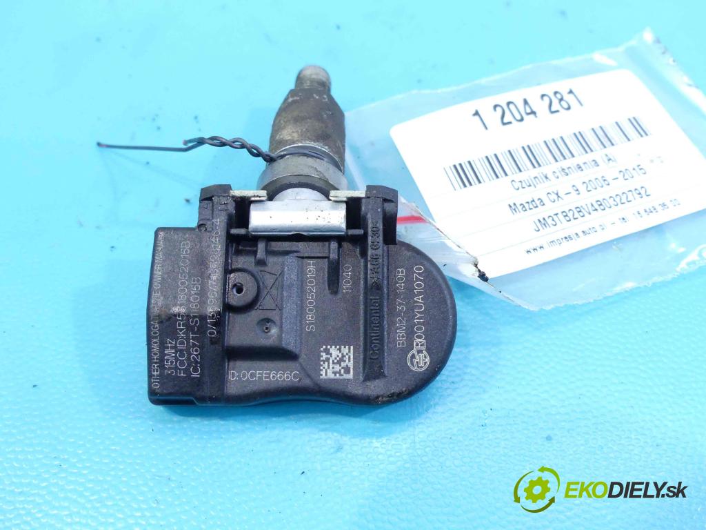 Mazda CX-9 2006-2015 3.7 V6 277KM automatic 204 kW 3726 cm3 5- snímač tlaku 267T-S118015B (Snímače tlaku)