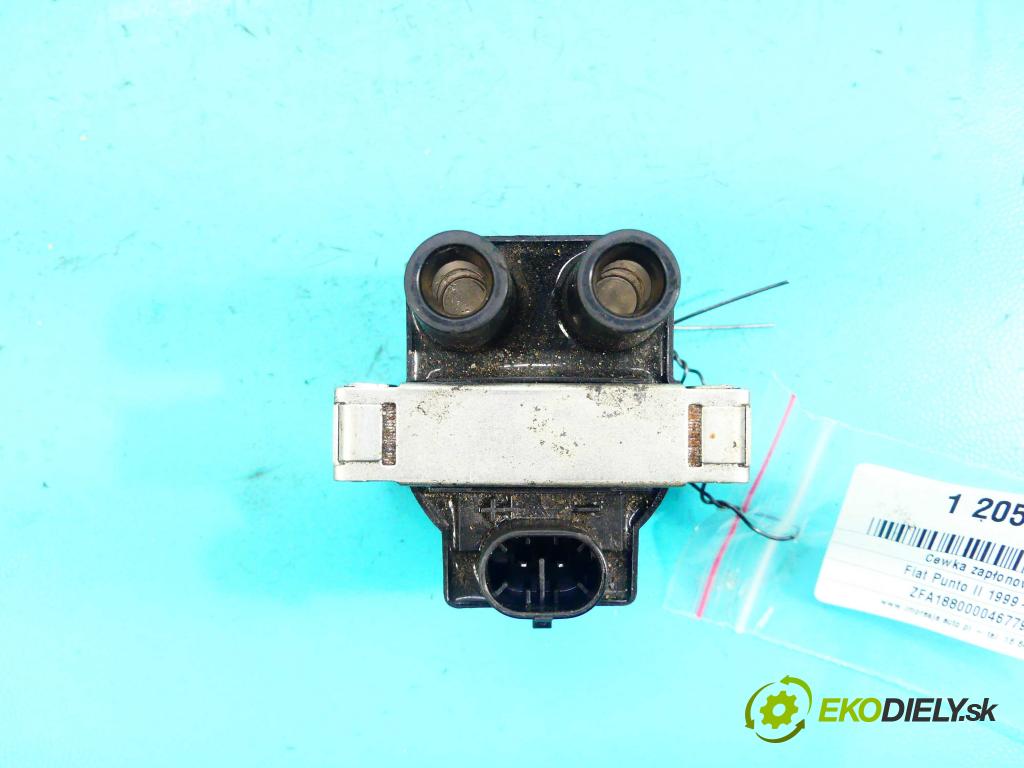 Fiat Punto II 1999-2010 1.2 60 HP manual 44 kW 1242 cm3 3- cievka zapaľovacia  (Zapaľovacie cievky, moduly)