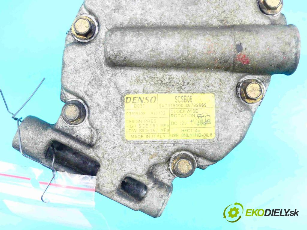 Fiat Punto II 1999-2010 1.2 60 HP manual 44 kW 1242 cm3 3- čerpadlo klimatizácie 46782669