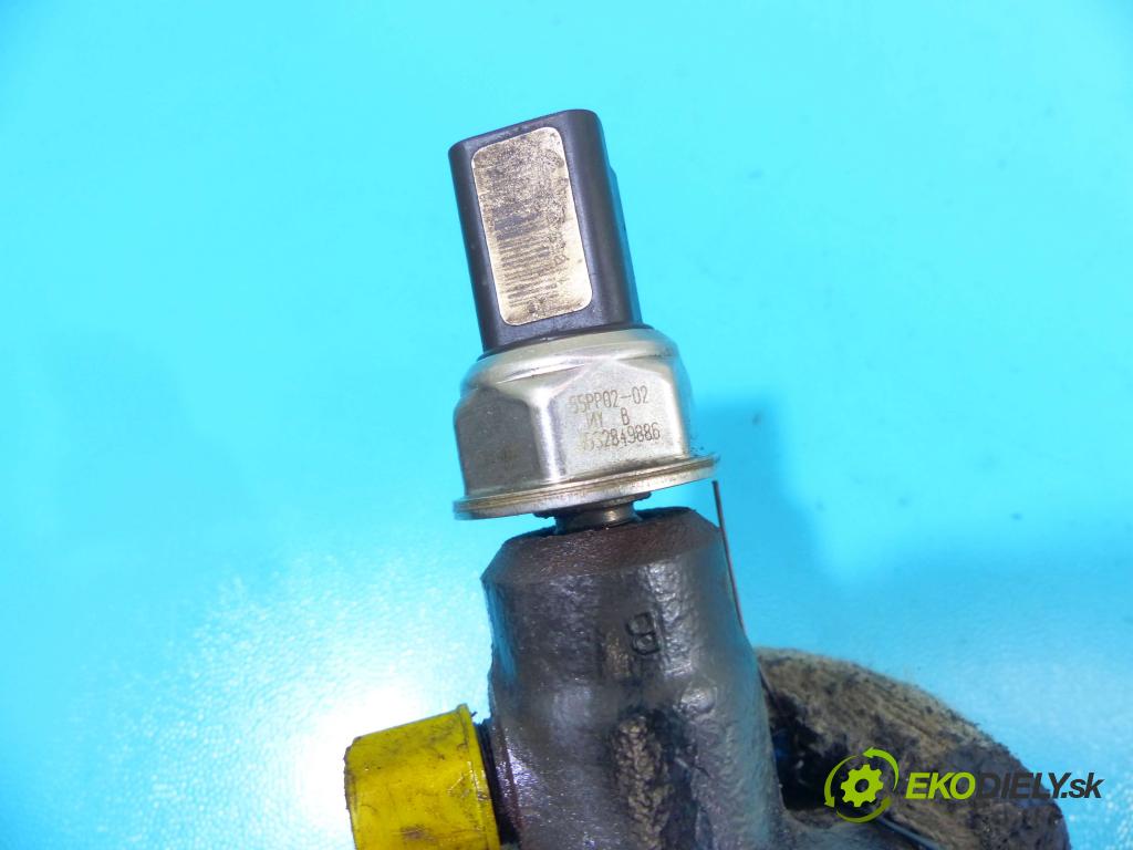 Peugeot 206 1.6 hdi 109 HP manual 80 kW 1560 cm3 5- lišta vstrekovacia 9654592680 (Vstrekovacie lišty)