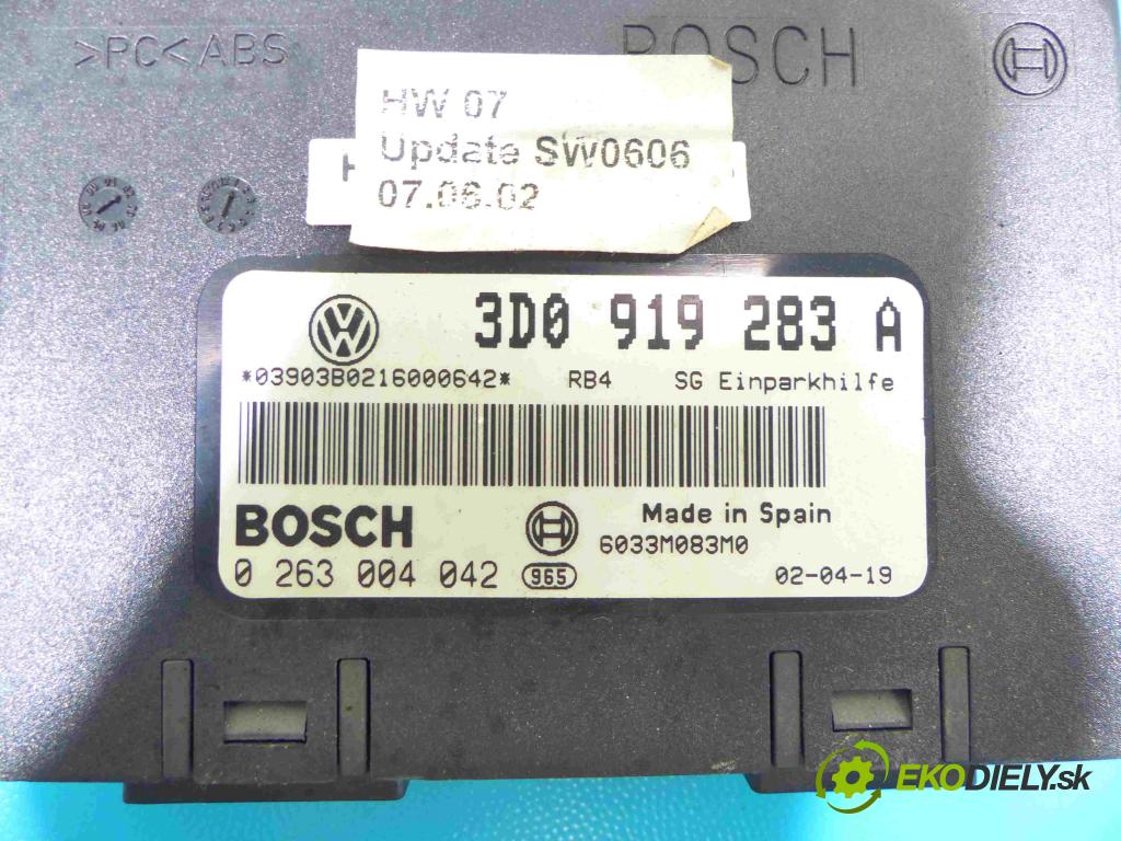 Vw Phaeton 3.2 V6 241KM automatic 177 kW 3189 cm3 4- modul riadiaca jednotka 3D0919283A (Ostatné)