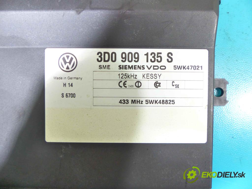 Vw Touareg I 2002-2010 2.5 tdi 174 HP manual 128 kW 2461 cm3 5- modul riadiaca jednotka 3D0909135S (Ostatné)