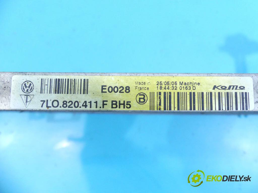 Vw Touareg I 2002-2010 2.5 tdi 174 HP manual 128 kW 2461 cm3 5- chladič klimatizácie 7L0820411F (Chladiče klimatizácie)