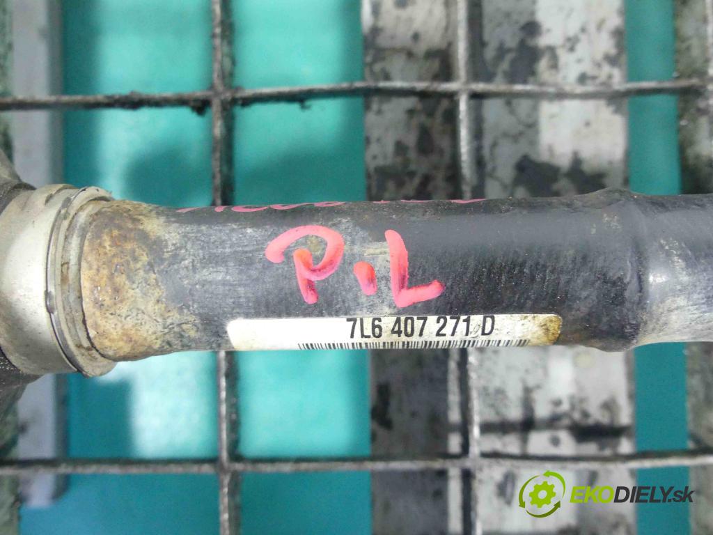 Vw Touareg I 2002-2010 2.5 tdi 174 HP manual 128 kW 2461 cm3 5- poloos ľavé 7L6407271D (Poloosy)