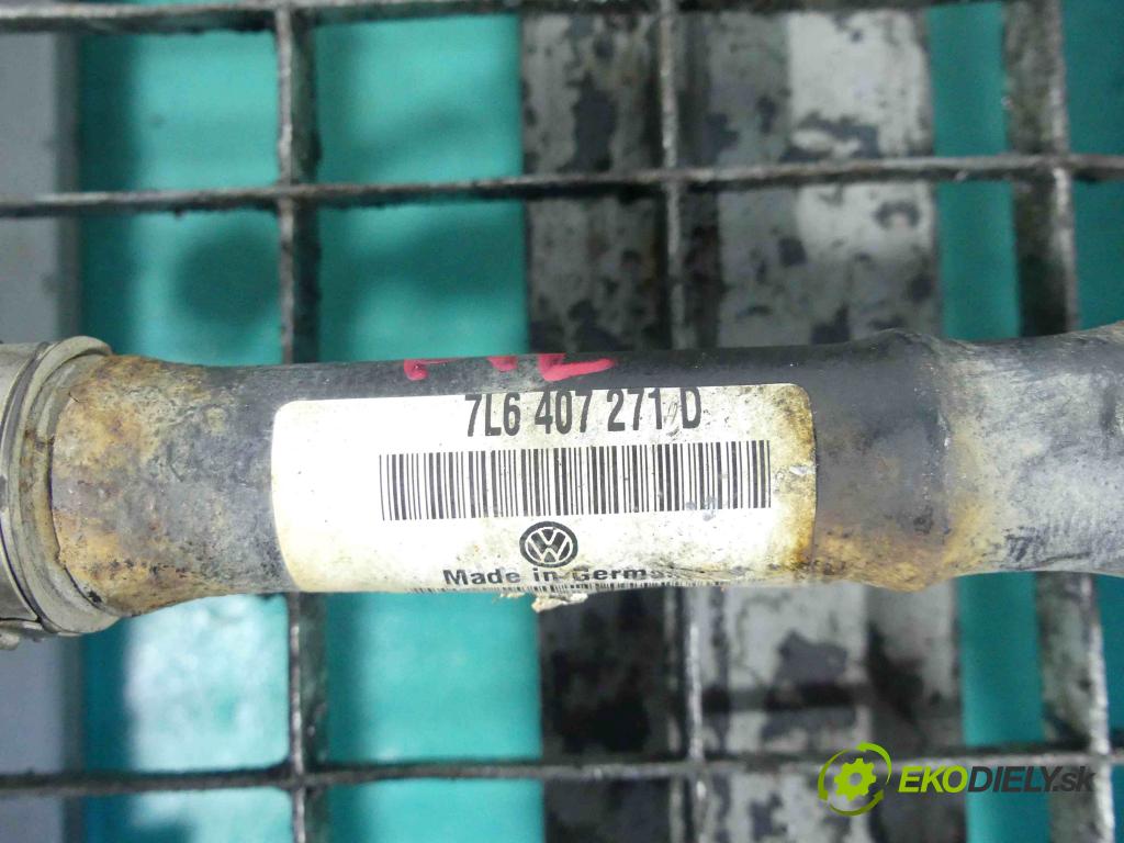 Vw Touareg I 2002-2010 2.5 tdi 174 HP manual 128 kW 2461 cm3 5- poloos ľavé 7L6407271D (Poloosy)