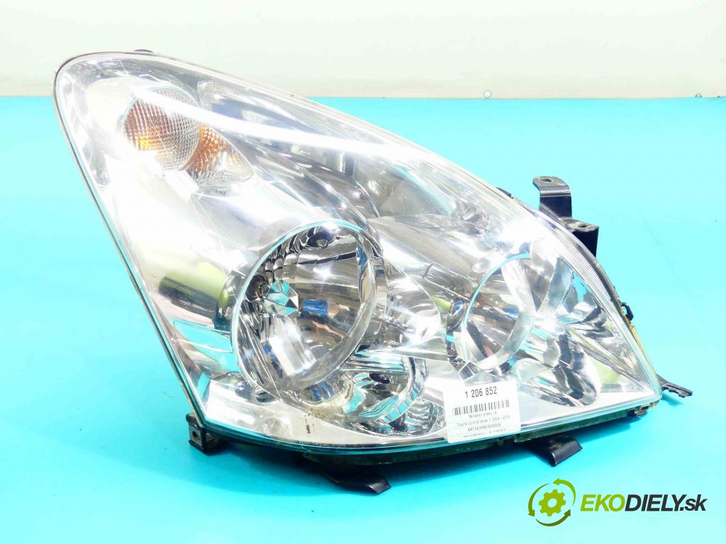 Toyota Corolla Verso II 2004-2009 2.2 D4D 136 HP manual 100 kW 2231 cm3 5- Reflektor: pravý  (Pravé)