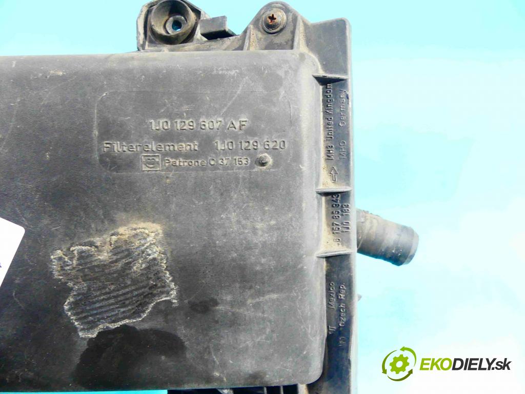 Vw Golf IV 1997-2003 1.6 SR 101 HP manual 74 kW 1595 cm3 5- obal filtra vzduchu 1J0129607AF (Obaly filtrov vzduchu)