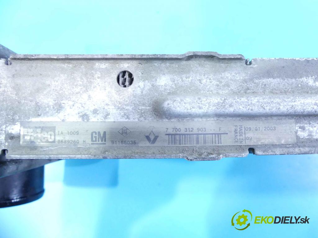 Opel Vivaro 2001-2014 1.9 cdti 101 hp manual 74 kW 1870 cm3 5- Intercooler 91166035 (Chladiče nasávaného vzduchu (intercoolery))