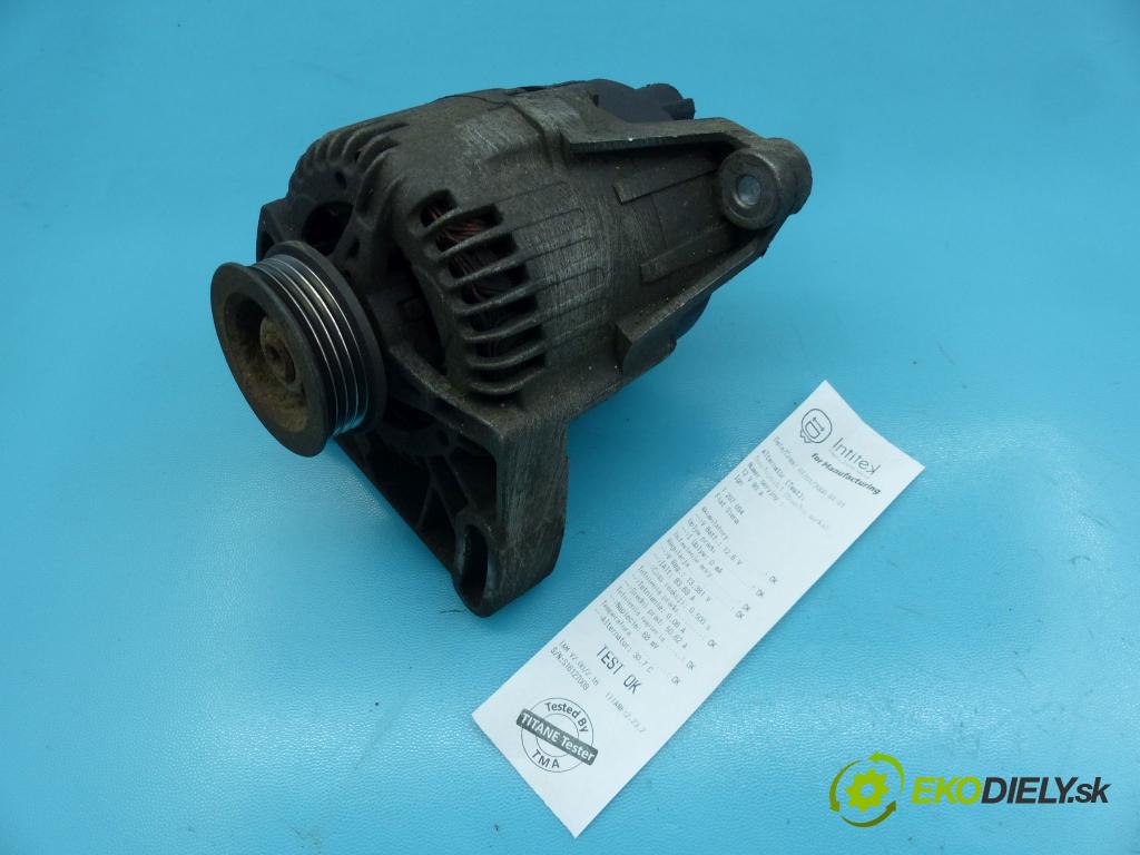 Fiat Siena 1.2 73 hp manual 54 kW 1242 cm3 4- Alternator  (Alternátory)